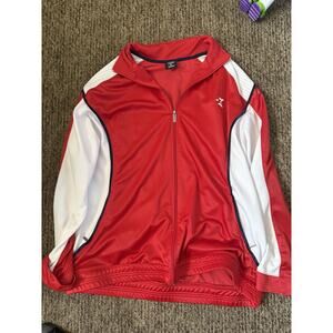 Starbury Stephon Harbury Jogging Jacket Mens XL Red And White Vintage